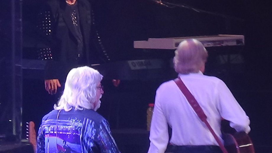 Graeme Edge, Justin Hayward and John Lodge