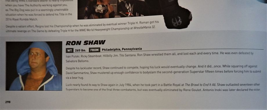 Being placed in the 3rd edition of the WWE History of the last 50 years of Pro Wrestling