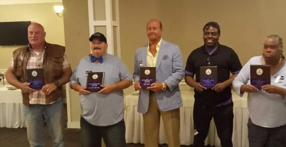 2022 IWF HALL OF FAME INDUCTEES
PSYCHO CAPONE, DANGEROUS DAVE STARR, MYSELF, TRE (THE SMOOTH OPERATOR) & COOKIE CRUMBLE